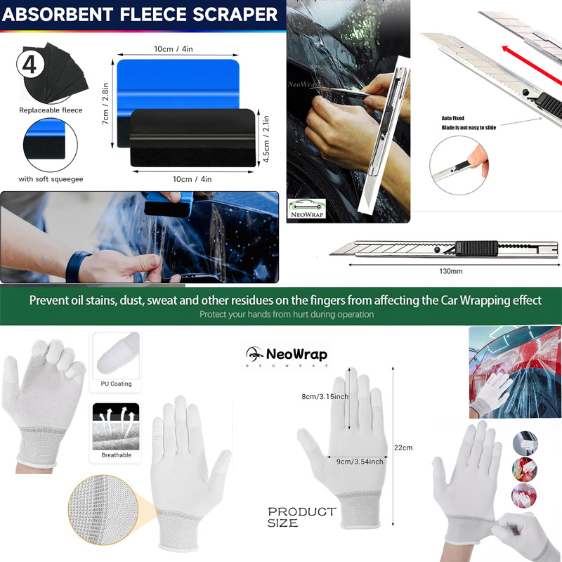 Window Tint Kit รถ Wrap เครื่อ - Air Bubble Remover บทวิจารณ์และราคา